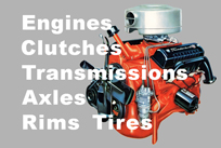 1956 Ford Car Engines&nbsp;&nbsp; Clutches&nbsp;&nbsp; Transmissions&nbsp;&nbsp; Axles&nbsp;&nbsp; Tires&nbsp;&nbsp; Rims