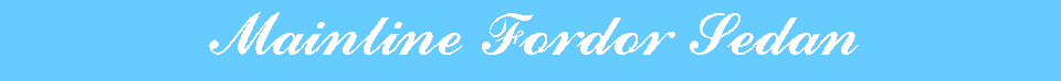 Mainline Fordor Sedan