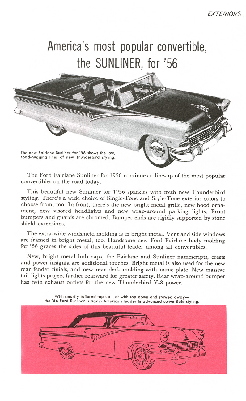 All The Facts Page 21&nbsp;&nbsp; Fairlane Sunliner