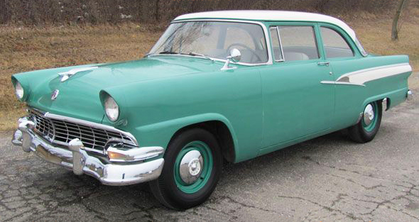1956 Ford Mainline Tudor Sedan&nbsp; left front