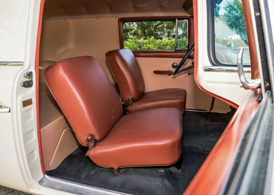 1956 Ford Courier (Sedan Delivery)&nbsp; passenger's side interior front