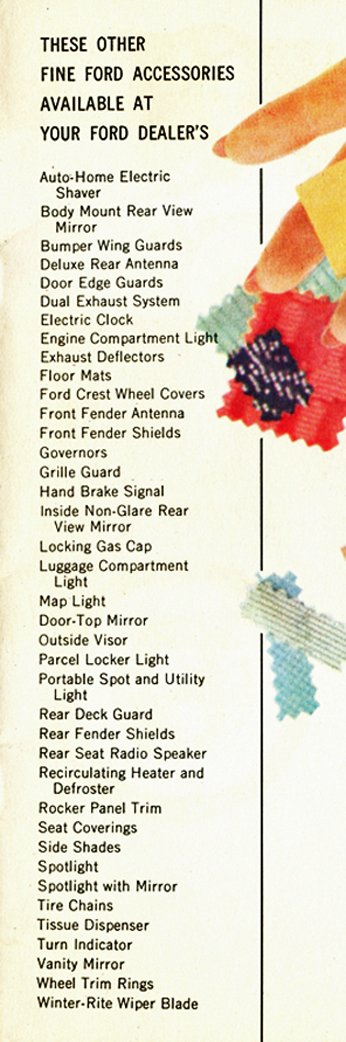 These Other Fine Ford Accessories Available At Your Ford Dealer'st