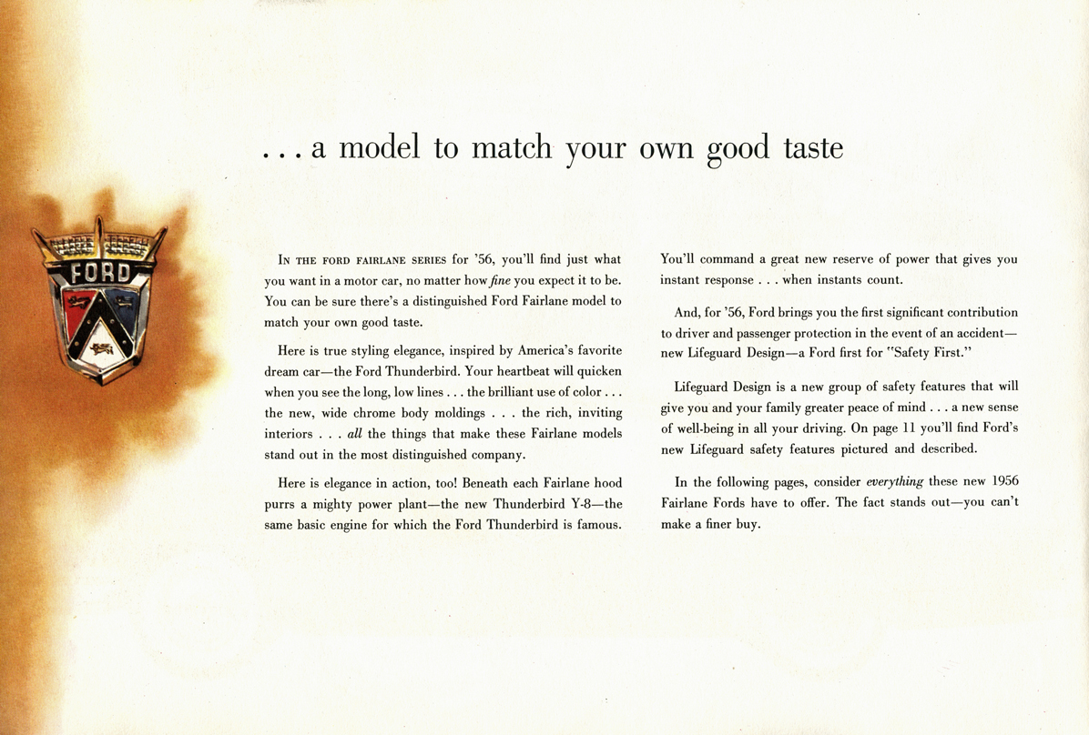 . . . a model to match your own good taste