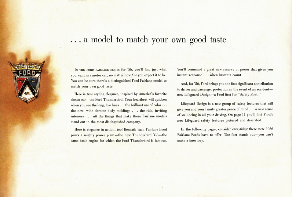 . . . a model to match your own good taste