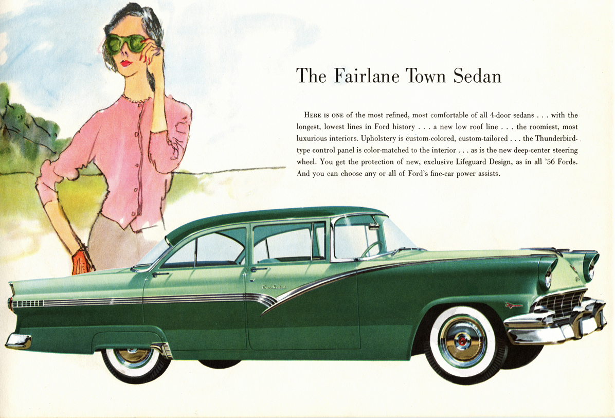 The Fairlane Town Sedan&nbsp; illustration