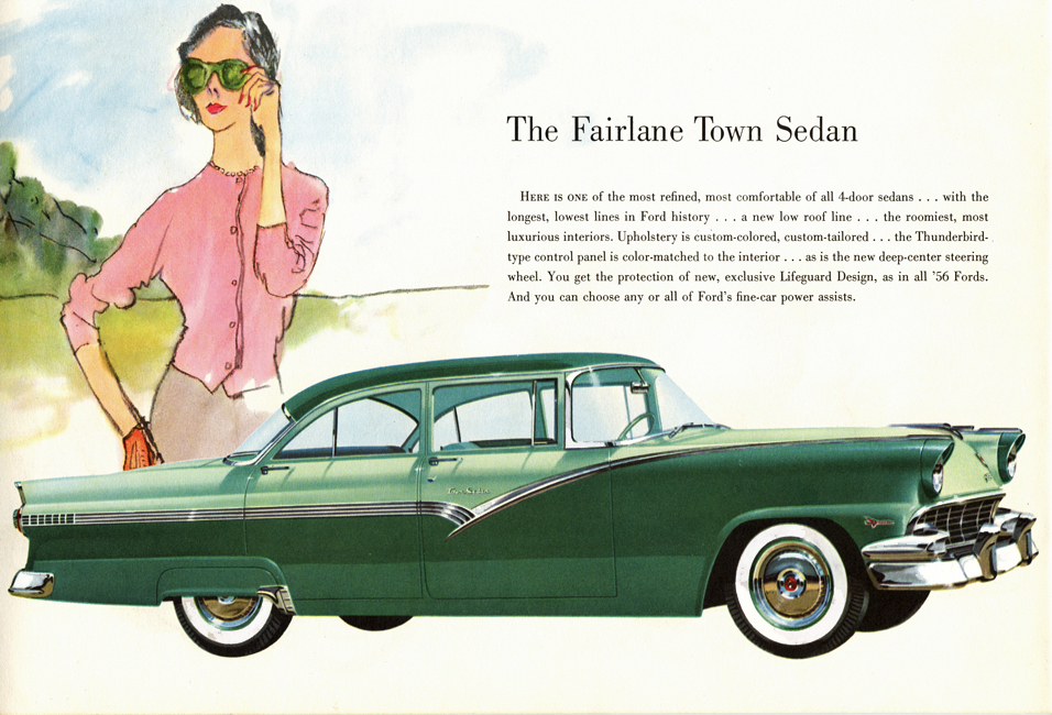 The Fairlane Town Sedan&nbsp; illustration
