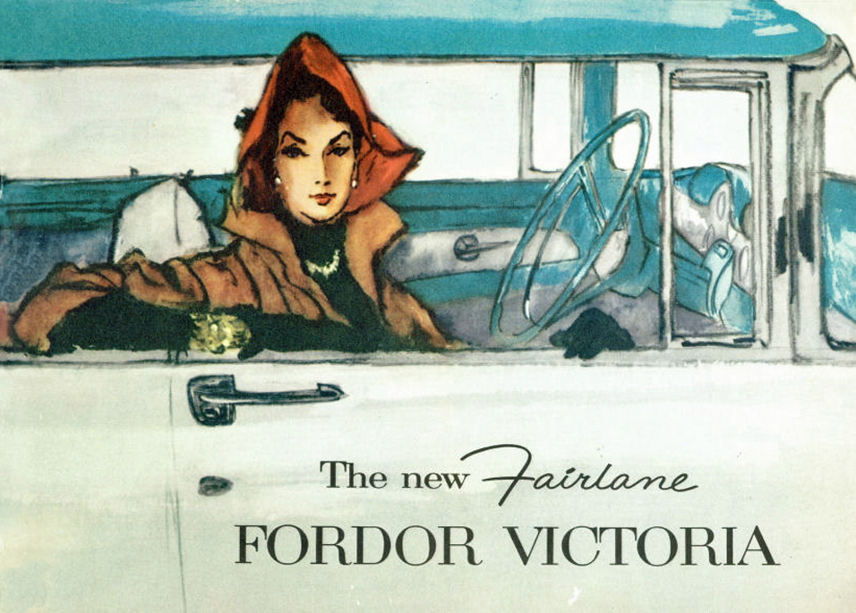 The New Fairlane Fordor Victoria&nbsp; brochure cover