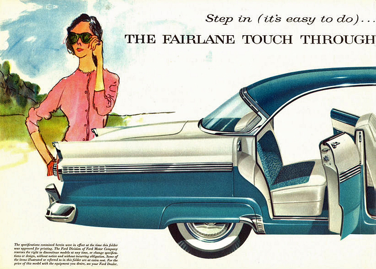 THE FAIRLANE TOUCH THROUGH AND THROUGH&nbsp; advertisemenr page 1 of 2
