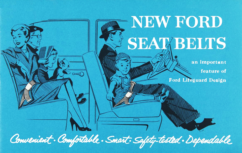 New Ford Seat Belts Brochure&nbsp; cover