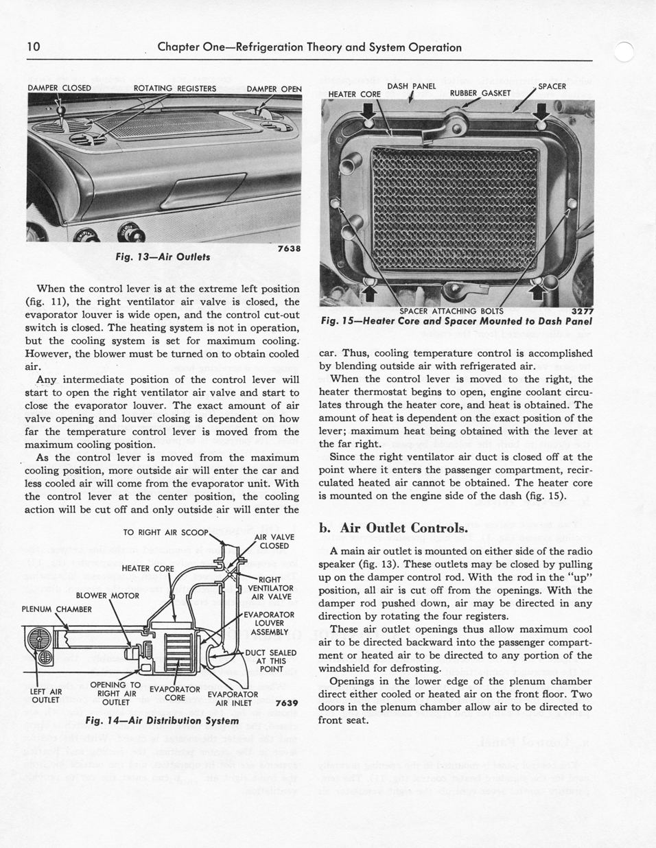 1956 Ford Car Air Conditioning Shop Manual&nbsp; page 10 - "SelectAire Conditioner"