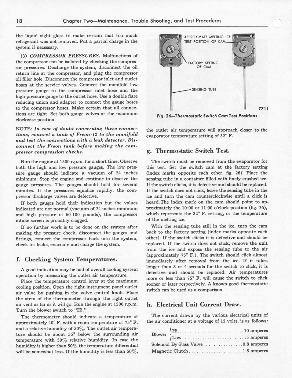 1956 Ford Car Air Conditioning Shop Manual&nbsp; page 18 - "SelectAire Conditioner"