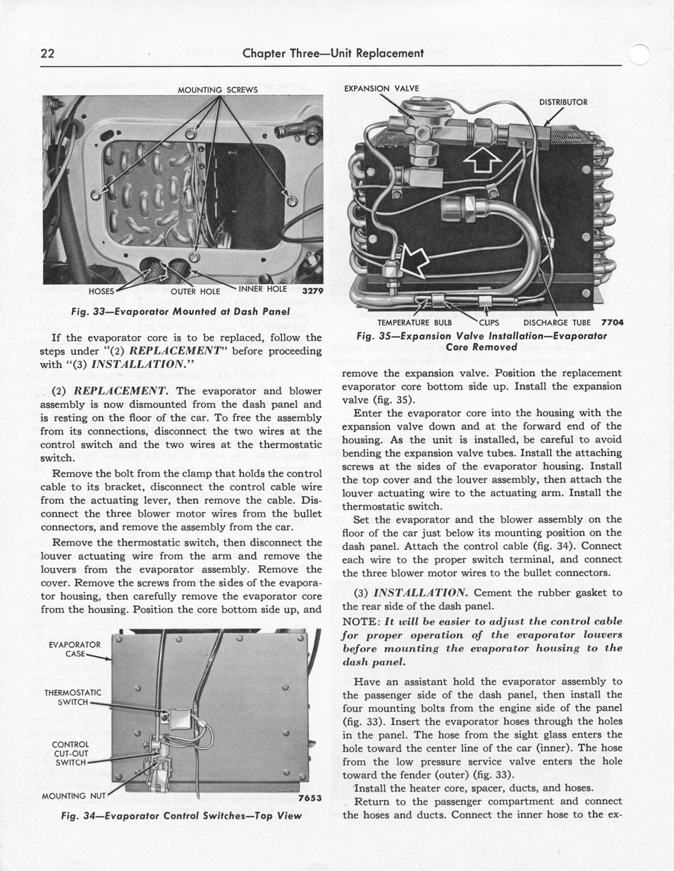 1956 Ford Car Air Conditioning Shop Manual&nbsp; page 22 - "SelectAire Conditioner"