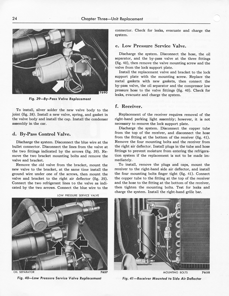 1956 Ford Car Air Conditioning Shop Manual&nbsp; page 24 - "SelectAire Conditioner"