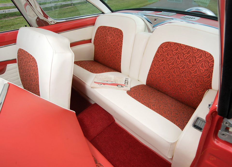 1956 Ford Fairlane Crown Victoria Skyliner&nbsp; interior rear