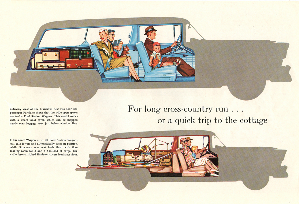 Parklane & Ranch Wagon cutaway views