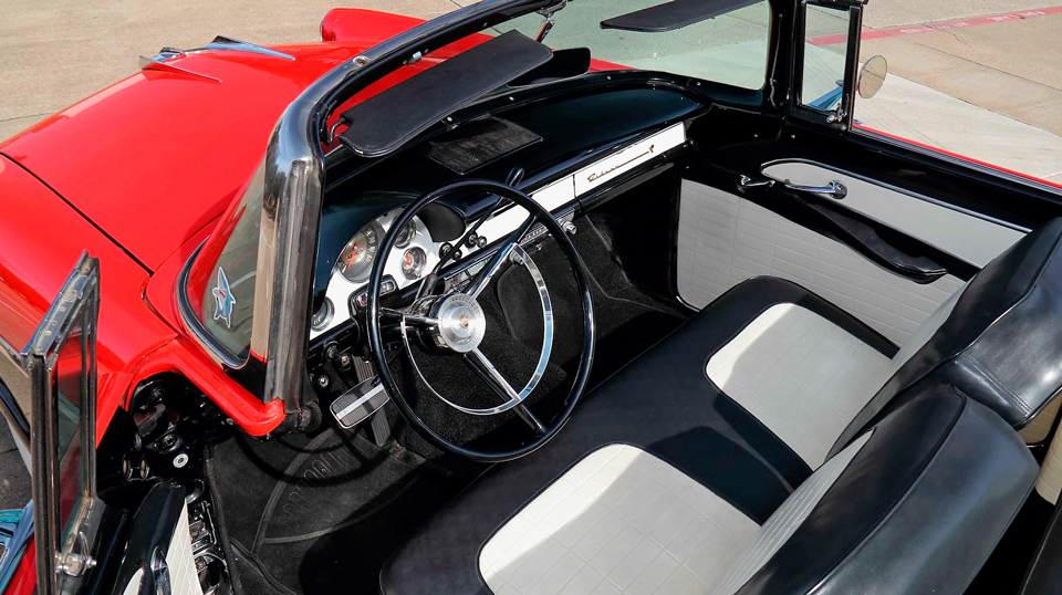 1956 Meteor Rideau Sunliner& interior