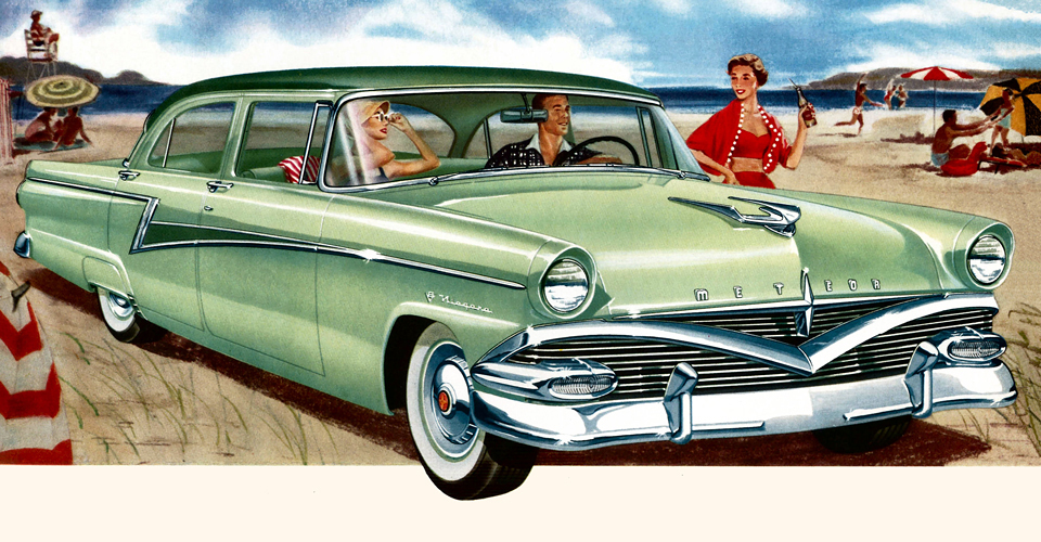 1956 Meteor Niagara Four-Door Sedan&nbsp; illustration