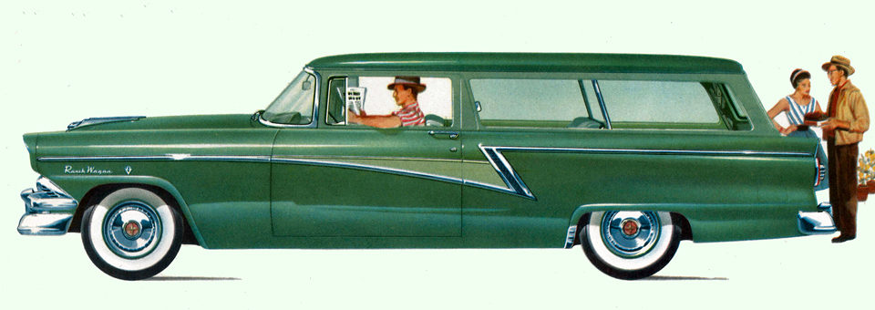 1956 Meteor Niagara Ranch Wagon&nbsp; illustration