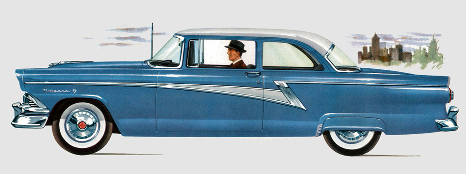 1956 Meteor Niagara Two-Door Sedan&nbsp; illustration
