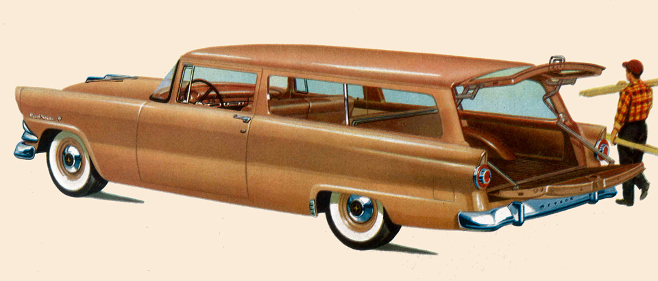 1956 Meteor Ranch Wagon&nbsp; illustration