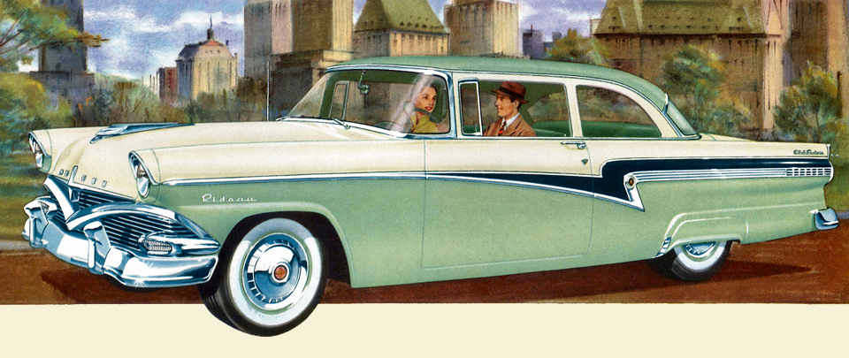 1956 Meteor Rideau Club Sedan&nbsp; illustration