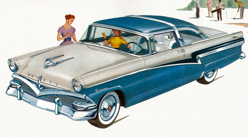 1956 Meteor Rideau Crown Victoria&nbsp; illustration