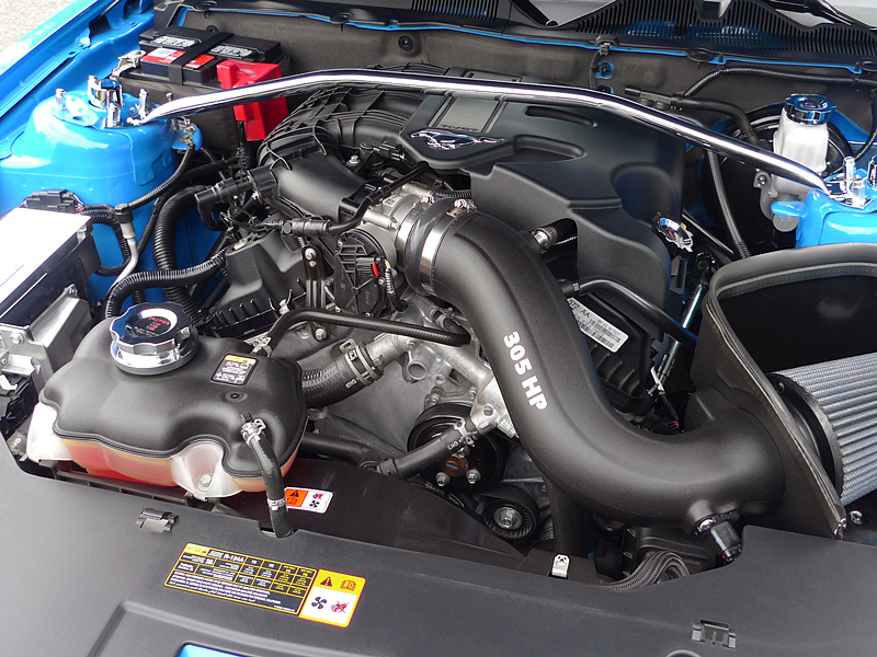 2011 Ford Mustang V6 Coupe dressed-up engine